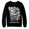 Jordan 11 Retro Low Cement Grey DopeSkill Sweatshirt Paid In Full Graphic Streetwear  - Black 