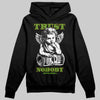 Neon Green Sneakers DopeSkill Hoodie Trust Nobody Graphic Streetwear - Black