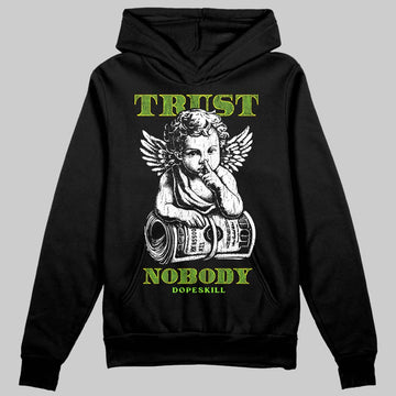 Neon Green Sneakers DopeSkill Hoodie Trust Nobody Graphic Streetwear - Black