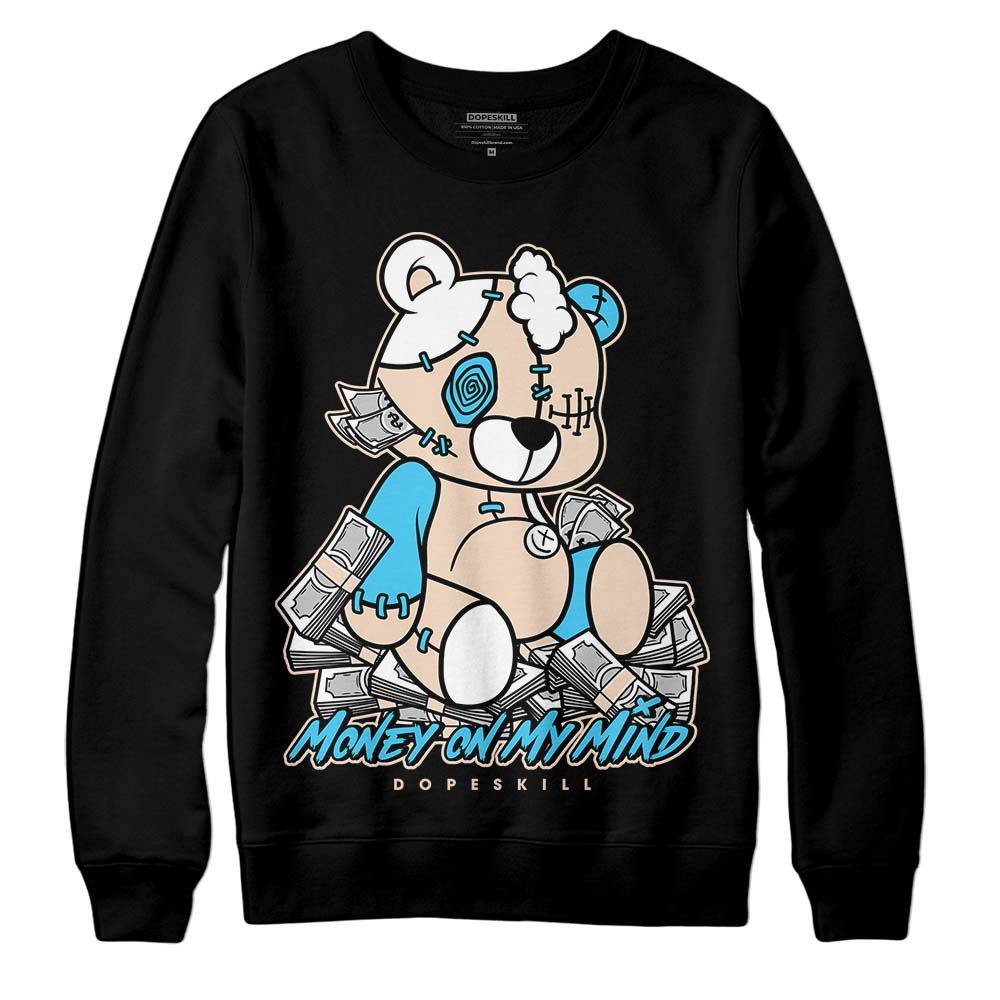 Jordan 2 Sail Black DopeSkill Sweatshirt MOMM Bear Graphic Streetwear - Black