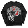 Jordan 1 High OG “Black/White” DopeSkill Long Sleeve T-Shirt Loser Lover Graphic Streetwear - Black