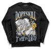 Jordan 13 “Blue Grey” DopeSkill Long Sleeve T-Shirt Sorry I've Been Trappin Graphic Streetwear - Black