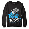 Jordan 1 High Retro OG “University Blue” DopeSkill Sweatshirt Juneteenth 1865 Graphic Streetwear - Black