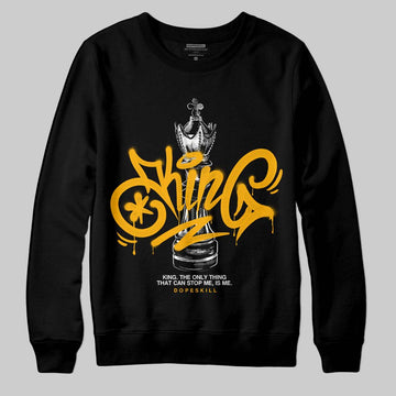 Goldenrod Dunk DopeSkill Sweatshirt King Chess Graphic