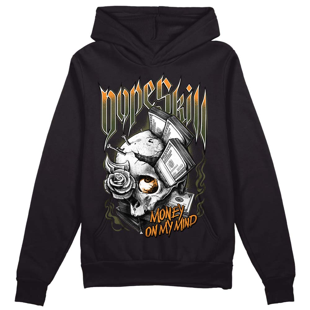 Jordan 5 "Olive" DopeSkill Hoodie Sweatshirt Money On My Mind Graphic Streetwear - Black 