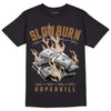 Jordan 3 Retro Palomino DopeSkill T-Shirt Slow Burn Graphic Streetwear - Black