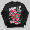 Dunk Low Valentine's Day (2026) DopeSkill Long Sleeve T-Shirt Money Callin' Graphic Streetwear - Black