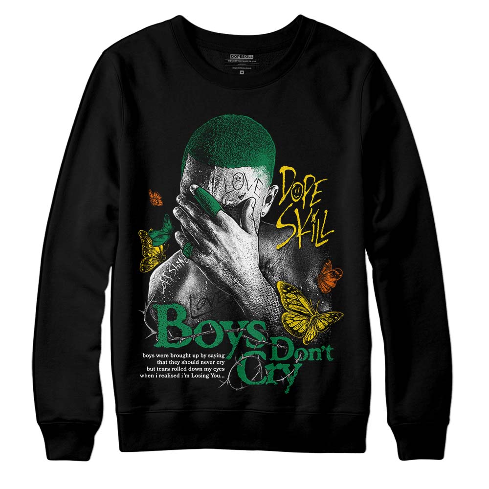 Green Sneakers DopeSkill Sweatshirt Boys Don't Cry Graphic Streetwear - Black 