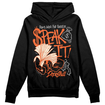 Jordan 3 Georgia Peach DopeSkill Hoodie Sweatshirt Speak It Graphic Streetwear - Black