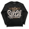 Jordan 3 Retro Palomino DopeSkill Long Sleeve T-Shirt Queen Graphic Streetwear - Black