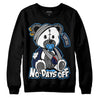 Jordan 3 "Midnight Navy" DopeSkill Sweatshirt Hurt Bear Graphic Streetwear - Black