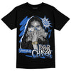Jordan 1 High OG "True Blue" DopeSkill T-Shirt NPC Graphic Streetwear - Black 