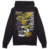 Jordan 4 Retro “Vivid Sulfur” DopeSkill Hoodie Sweatshirt Side Hustle Graphic Streetwear - Black 