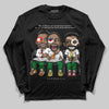 Jordan 5 “Lucky Green” DopeSkill Long Sleeve T-Shirt First Sunday Graphic Streetwear - Black