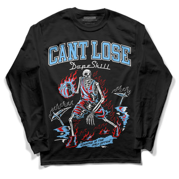 Travis Scott x Jordan 4 Retro 'Cactus Jack' DopeSkill Long Sleeve T-Shirt Cant Lose Graphic Streetwear - Black