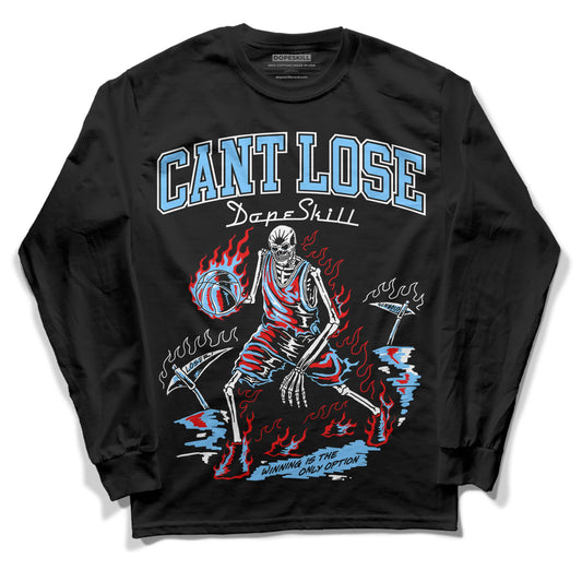 Travis Scott x Jordan 4 Retro 'Cactus Jack' DopeSkill Long Sleeve T-Shirt Cant Lose Graphic Streetwear - Black