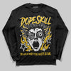 Yellow Sneakers DopeSkill Long Sleeve T-Shirt Root of Evil Graphic Streetwear - Black