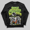 Neon Green Sneakers DopeSkill Long Sleeve T-Shirt Paper Chaser Boy Graphic Streetwear - Black