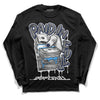 Jordan 3 "Midnight Navy" DopeSkill Long Sleeve T-Shirt Paid In Full Graphic Streetwear - Black