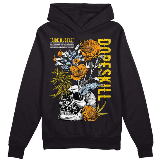 Jordan 6 “Yellow Ochre” DopeSkill Hoodie Sweatshirt Side Hustle Graphic Streetwear - Black