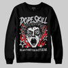 Grey Sneakers DopeSkill Sweatshirt Root of Evil Graphic Streetwear - Black