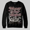 Jordan 11 “China” DopeSkill Sweatshirt Money Is Our Motive Typo Graphic Streetwear - black
