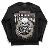 Jordan 1 High OG “Latte” DopeSkill Long Sleeve T-Shirt Trapped Halloween Graphic Streetwear - Black