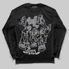 Jordan 4 “Fear” DopeSkill Long Sleeve T-Shirt Real Y2K Players Graphic Streetwear - Black