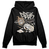 Jordan 5 SE “Sail” DopeSkill Hoodie Sweatshirt Break Through Graphic Streetwear - Black