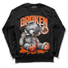 MSCHF Super Normal 2 Orange Milk DopeSkill Long Sleeve T-Shirt Sick Bear Graphic Streetwear - Black