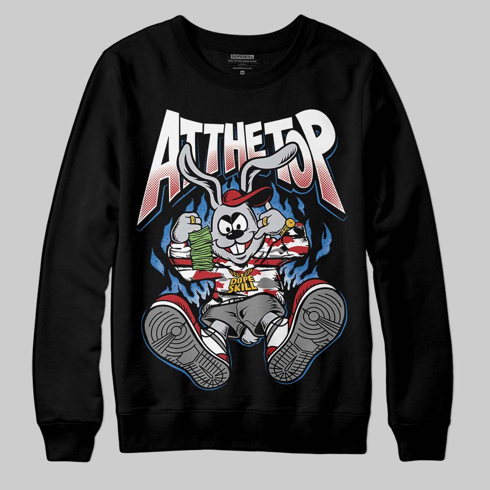 Jordan 8 Retro Bugs Bunny (2025) DopeSkill Sweatshirt At The Top Graphic Streetwear - Black