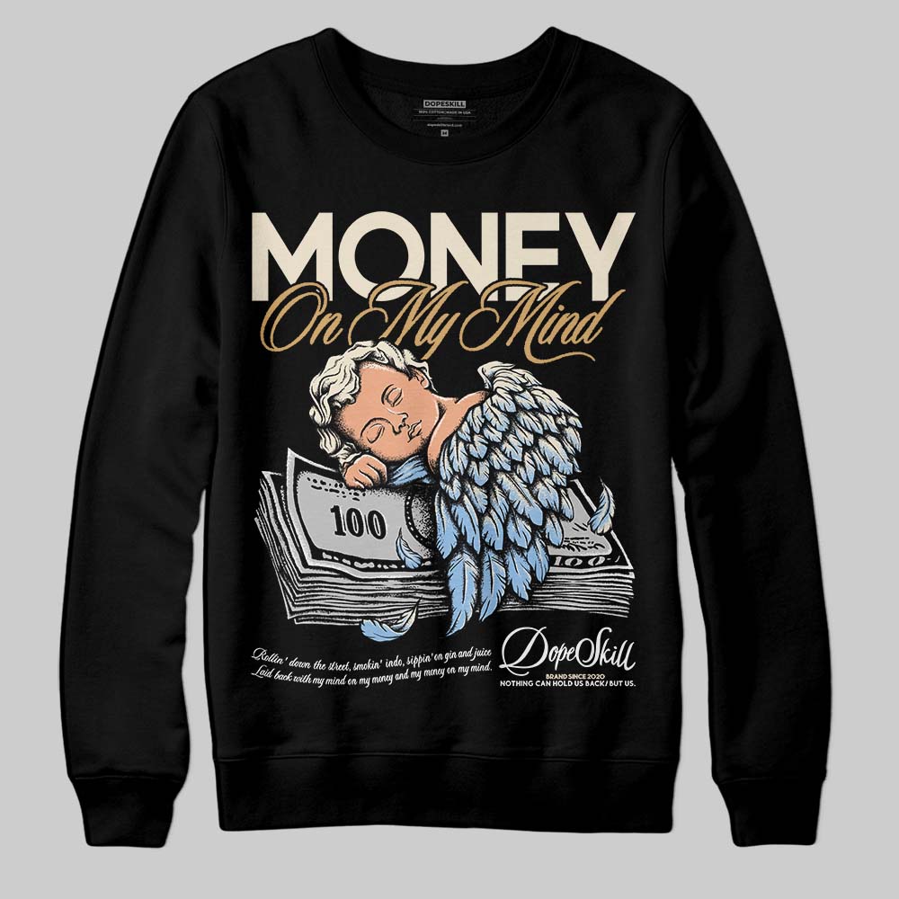 Nike Air Diamond Turf Must Be the Money DopeSkill Sweatshirt MOMM Graphic Streetwear - Black