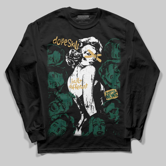 Jordan 1 High OG “Fir” (Pro Green) DopeSkill Long Sleeve T-Shirt Built Different Graphic Streetwear - Black