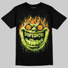 Neon Green Sneakers DopeSkill T-Shirt Hellfire Graphic Streetwear - black