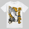 Jordan 12 Retro Black Taxi DopeSkill T-Shirt Trust God Graphic Streetwear - White 