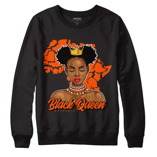 MSCHF Super Normal 2 Orange Milk DopeSkill Sweatshirt Black Queen Graphic Streetwear - Black