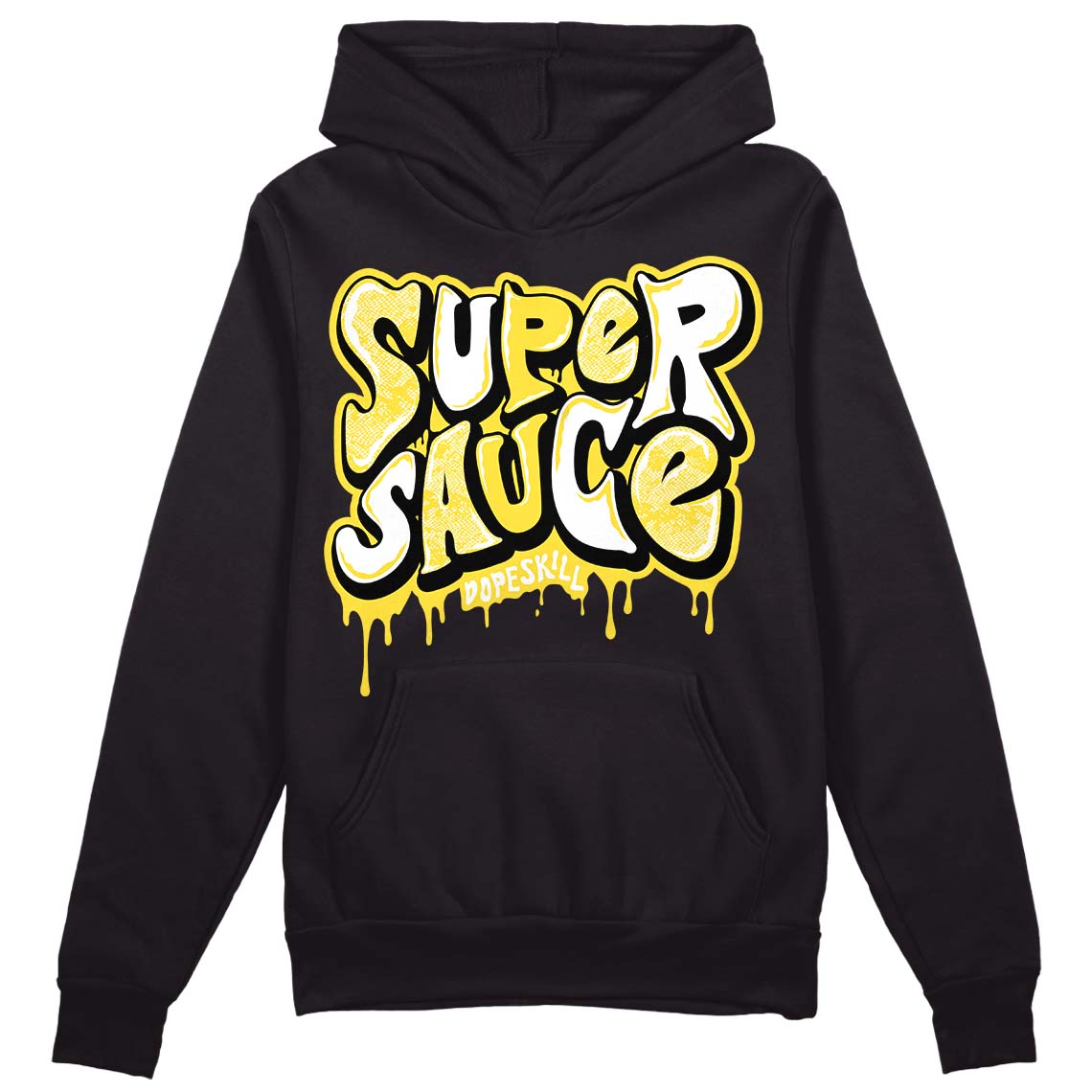 Jordan 11 Low 'Yellow Snakeskin' DopeSkill Hoodie Sweatshirt Super Sauce Graphic Streetwear - Black