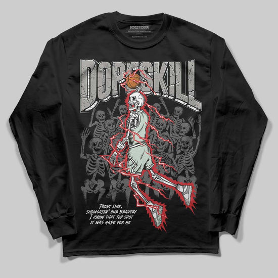 Jordan 1 Retro Low OG Year of the Snake (2025) DopeSkill Long Sleeve T-Shirt Thunder Dunk Graphic Streetwear - Black