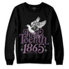 Jordan 2 “Mauve/Off-Noir” DopeSkill Sweatshirt Juneteenth 1865 Graphic Streetwear - Black