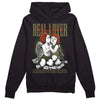 Olive Sneakers DopeSkill Hoodie Sweatshirt Real Lover Graphic Streetwear - Black