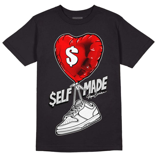 Dunk Low ‘Pure Platinum’ DopeSkill T-Shirt Self Made Graphic Streetwear - Black