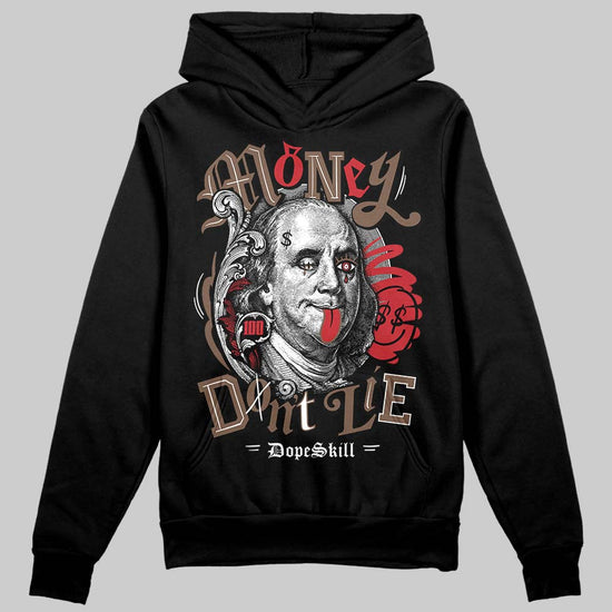 Jordan 9 'Olive' DopeSkill Hoodie Sweatshirt Money Don't Lie Graphic Streetwear - Black