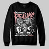 Harris Tweed x Wmns Dunk Low 'Black Phantom' DopeSkill Sweatshirt Distorted Realms Graphic Streetwear - Black