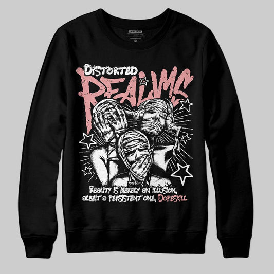 Harris Tweed x Wmns Dunk Low 'Black Phantom' DopeSkill Sweatshirt Distorted Realms Graphic Streetwear - Black