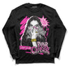 Pink Sneakers DopeSkill Long Sleeve T-Shirt NPC Graphic Streetwear - Black