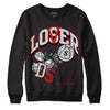 Jordan 2 Retro "Black Cement" DopeSkill Sweatshirt Loser Lover Graphic Streetwear - Black