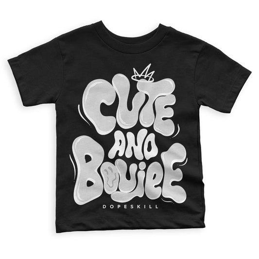 Dunk Low ‘Pure Platinum’ DopeSkill Toddler Kids T-shirt Cute and Boujee Graphic Streetwear - Black