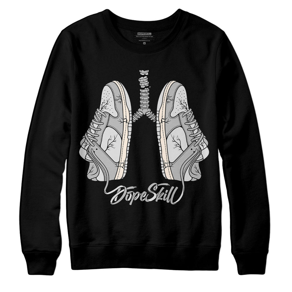 Dunk Low Cool Grey DopeSkill Sweatshirt Breathe Graphic Streetwear - Black