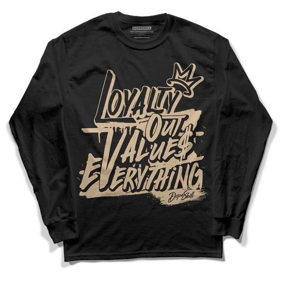 TAN Sneakers DopeSkill Long Sleeve T-Shirt LOVE Graphic Streetwear - Black