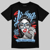 University Blue Sneakers DopeSkill T-Shirt Living My Best Life Graphic Streetwear - Black